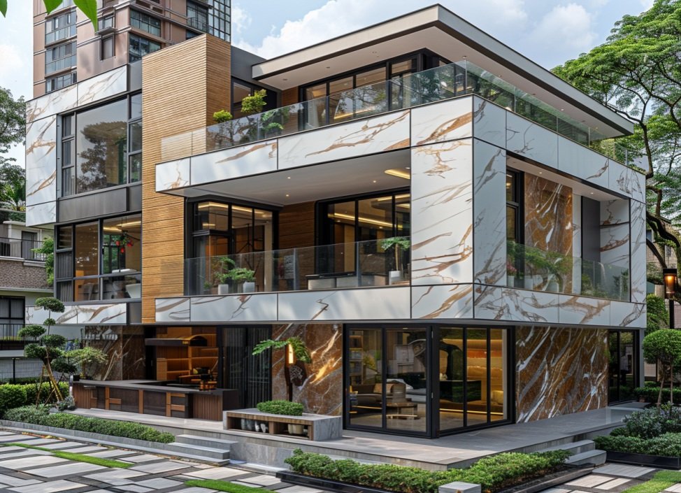 exterior marble stone aluminum trim coils