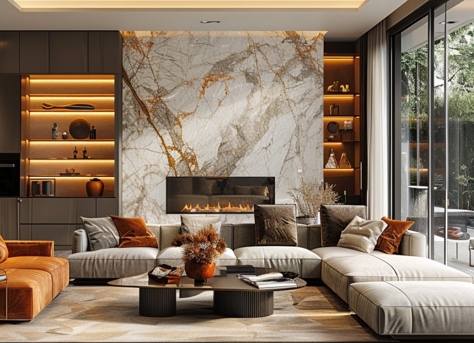 interior marble stone aluminum trim coils